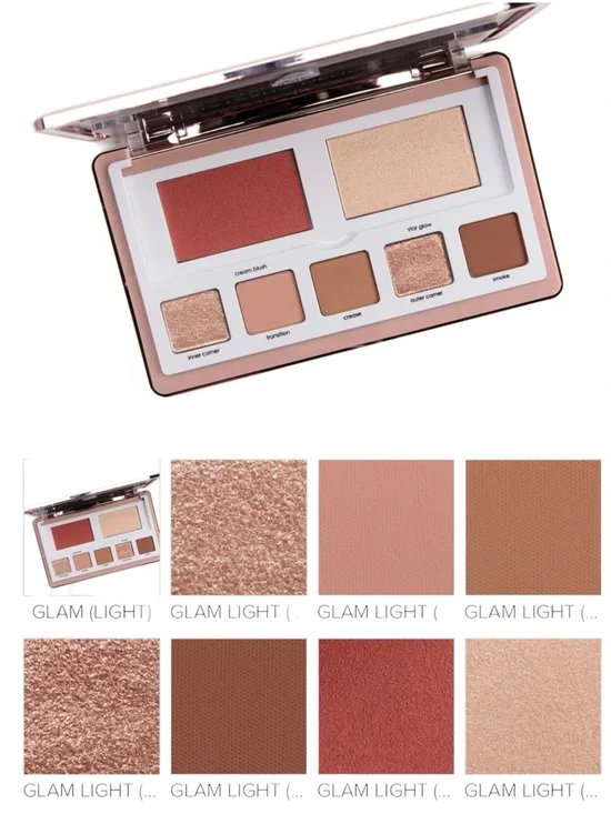 Natasha Denona Glam Face Palette Light NWT Eye Cheek Blush Highlight $62 - Picture 2 of 15